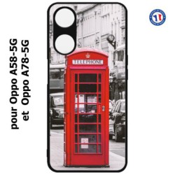 Coque pour Oppo A58-5G / Oppo A78-5G -  Cabine téléphone Londres - Cabine rouge London