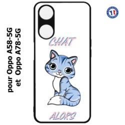 Coque pour Oppo A58-5G / Oppo A78-5G -  Chat alors