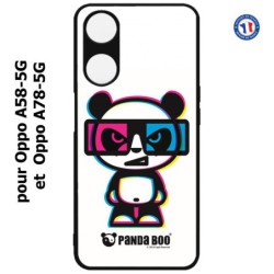 Coque pour Oppo A58-5G / Oppo A78-5G -  PANDA BOO© 3D - lunettes - coque humour