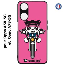 Coque pour Oppo A58-5G / Oppo A78-5G -  PANDA BOO© Moto Biker - coque humour