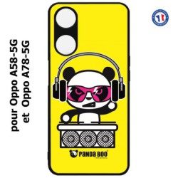 Coque pour Oppo A58-5G / Oppo A78-5G -  PANDA BOO© DJ music - coque humour