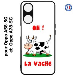 Coque pour Oppo A58-5G / Oppo A78-5G -  Oh la vache - coque humoristique