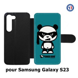 Etui cuir pour Samsung Galaxy S23 PANDA BOO© bandeau kamikaze banzaï - coque humour