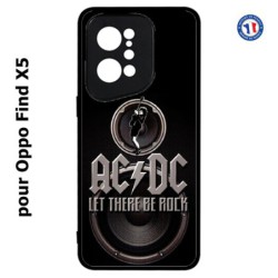 Coque pour Oppo Find X5 groupe rock AC/DC musique rock ACDC