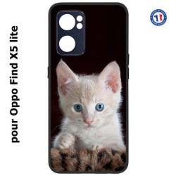 Coque pour Oppo Find X5 lite Bébé chat tout mignon - chaton yeux bleus