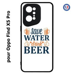 Coque pour Oppo Find X5 PRO Save Water Drink Beer Humour Bière