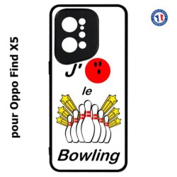 Coque pour Oppo Find X5 J'aime le Bowling