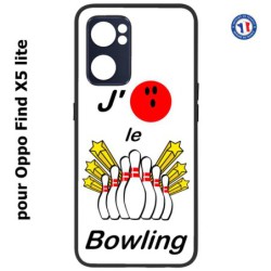Coque pour Oppo Find X5 lite J'aime le Bowling