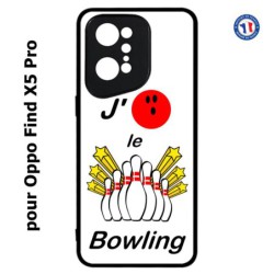 Coque pour Oppo Find X5 PRO J'aime le Bowling