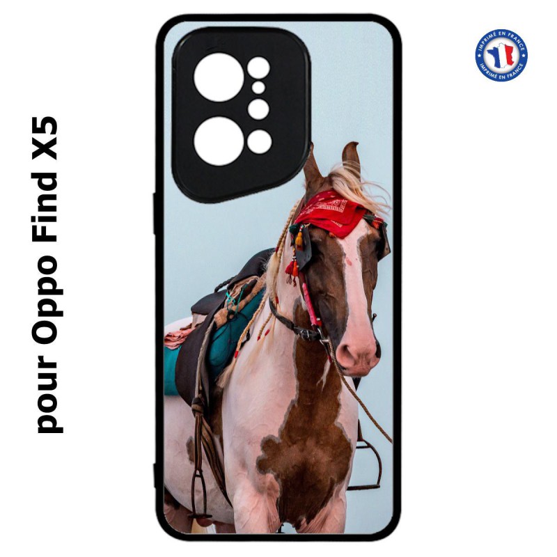 Coque pour Oppo Find X5 Coque cheval robe pie - bride cheval