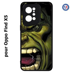 Coque pour Oppo Find X5 Monstre Vert Hurlant