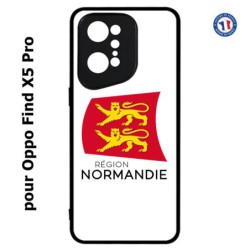 Coque pour Oppo Find X5 PRO Logo Normandie - Écusson Normandie - 2 léopards