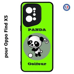 Coque pour Oppo Find X5 Panda golfeur - sport golf - panda mignon