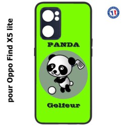 Coque pour Oppo Find X5 lite Panda golfeur - sport golf - panda mignon