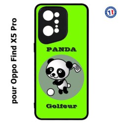 Coque pour Oppo Find X5 PRO Panda golfeur - sport golf - panda mignon