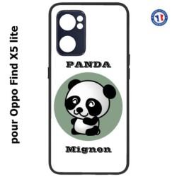 Coque pour Oppo Find X5 lite Panda tout mignon