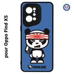 Coque pour Oppo Find X5 PANDA BOO© Banzaï Samouraï japonais - coque humour
