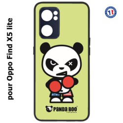 Coque pour Oppo Find X5 lite PANDA BOO© Boxeur - coque humour