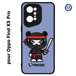 Coque pour Oppo Find X5 PRO PANDA BOO© Ninja Boo noir - coque humour