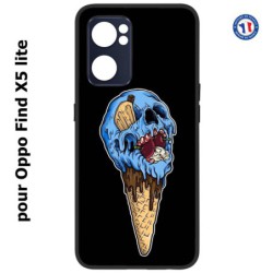 Coque pour Oppo Find X5 lite Ice Skull - Crâne Glace - Cône Crâne - skull art