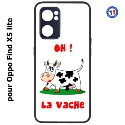 Coque pour Oppo Find X5 lite Oh la vache - coque humoristique