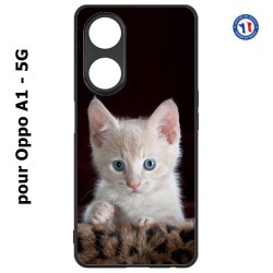 Coque pour Oppo A1 - 5G Bébé chat tout mignon - chaton yeux bleus