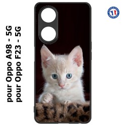 Coque pour Oppo A98 - 5G Bébé chat tout mignon - chaton yeux bleus
