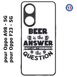 Coque pour Oppo A98 - 5G Beer is the answer Humour Bière