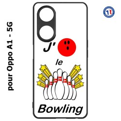 Coque pour Oppo A1 - 5G J'aime le Bowling