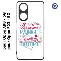 Coque pour Oppo A98 - 5G Kiss me now Midnight is past my Bedtime amour embrasse-moi