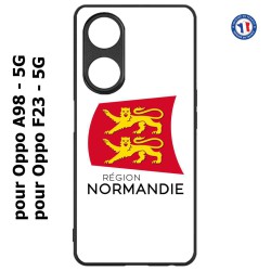 Coque pour Oppo F23 - 5G Logo Normandie - Écusson Normandie - 2 léopards
