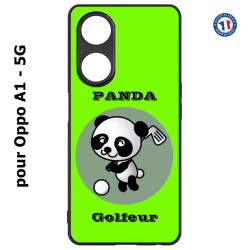 Coque pour Oppo A1 - 5G Panda golfeur - sport golf - panda mignon