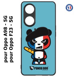 Coque pour Oppo A98 - 5G PANDA BOO© Français béret baguette - coque humour