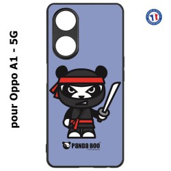 Coque pour Oppo A1 - 5G PANDA BOO© Ninja Boo noir - coque humour