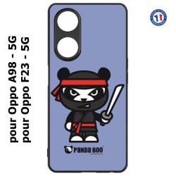 Coque pour Oppo A98 - 5G PANDA BOO© Ninja Boo noir - coque humour