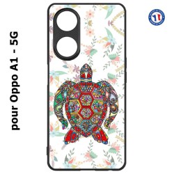 Coque pour Oppo A1 - 5G Tortue art floral