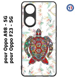 Coque pour Oppo F23 - 5G Tortue art floral