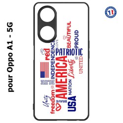Coque pour Oppo A1 - 5G USA lovers - drapeau USA - patriot