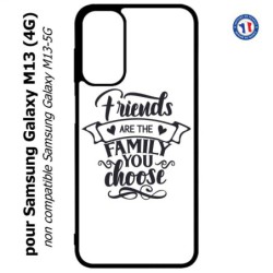 Coque pour Samsung Galaxy M13 (4G) Friends are the family you choose - citation amis famille