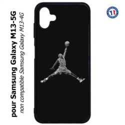 Coque pour Samsung Galaxy M13-5G Michael Jordan 23 shoot Chicago Bulls Basket