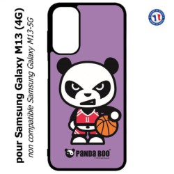 Coque pour Samsung Galaxy M13 (4G) PANDA BOO© Basket Sport Ballon - coque humour