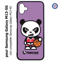 Coque pour Samsung Galaxy M13-5G PANDA BOO© Basket Sport Ballon - coque humour