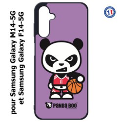 Coque pour Samsung Galaxy M14-5G et F14-5G PANDA BOO© Basket Sport Ballon - coque humour