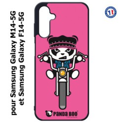 Coque pour Samsung Galaxy M14-5G et F14-5G PANDA BOO© Moto Biker - coque humour