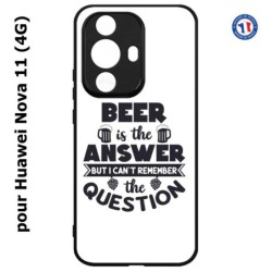 Coque pour Huawei Nova 11 4G Beer is the answer Humour Bière
