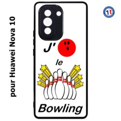 Coque pour Huawei Nova 10 J'aime le Bowling