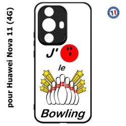 Coque pour Huawei Nova 11 4G J'aime le Bowling