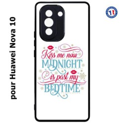 Coque pour Huawei Nova 10 Kiss me now Midnight is past my Bedtime amour embrasse-moi