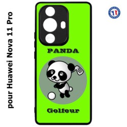 Coque pour Huawei Nova 11 Pro Panda golfeur - sport golf - panda mignon