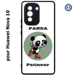 Coque pour Huawei Nova 10 Panda patineur patineuse - sport patinage